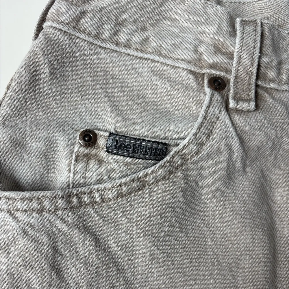 VTG‎ Lee Riders High Waist Vintage MOM Gray Tapered Denim Jeans Size 12 M - Image 9