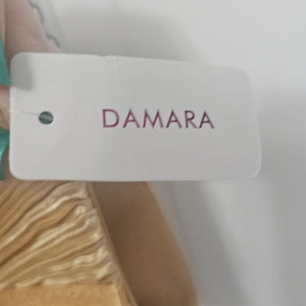 Damara Women’s Satin Pleated Flower Front Evening Bag Clutch Handbag Gold - Image 4