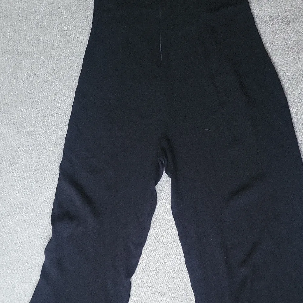 Timing Vintage Jumpsuit BOHO  Black Textured Fabric Size M - Image 6