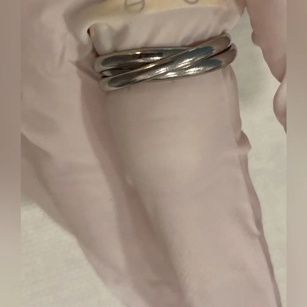 Interlocking Rolling Ring in Platinum, 6g Solid - Image 3