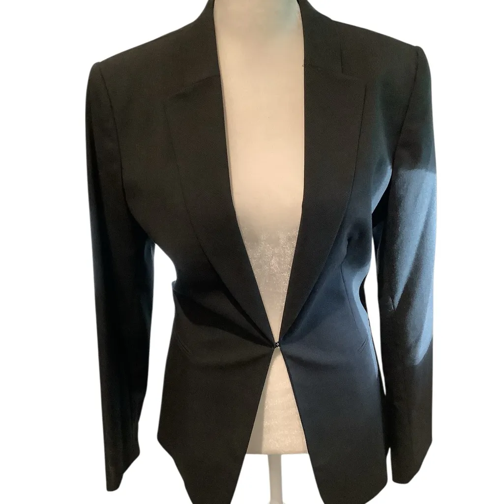 ANTONIO MELANI Elegant Army Green Black Women’s 2 Piece Blazer & Trousers Suit - Image 13