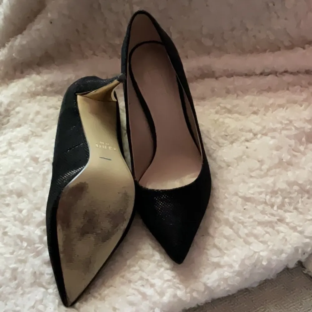 Glint Black Heels Elegant Sparkly Design Size 8.5 - Image 3