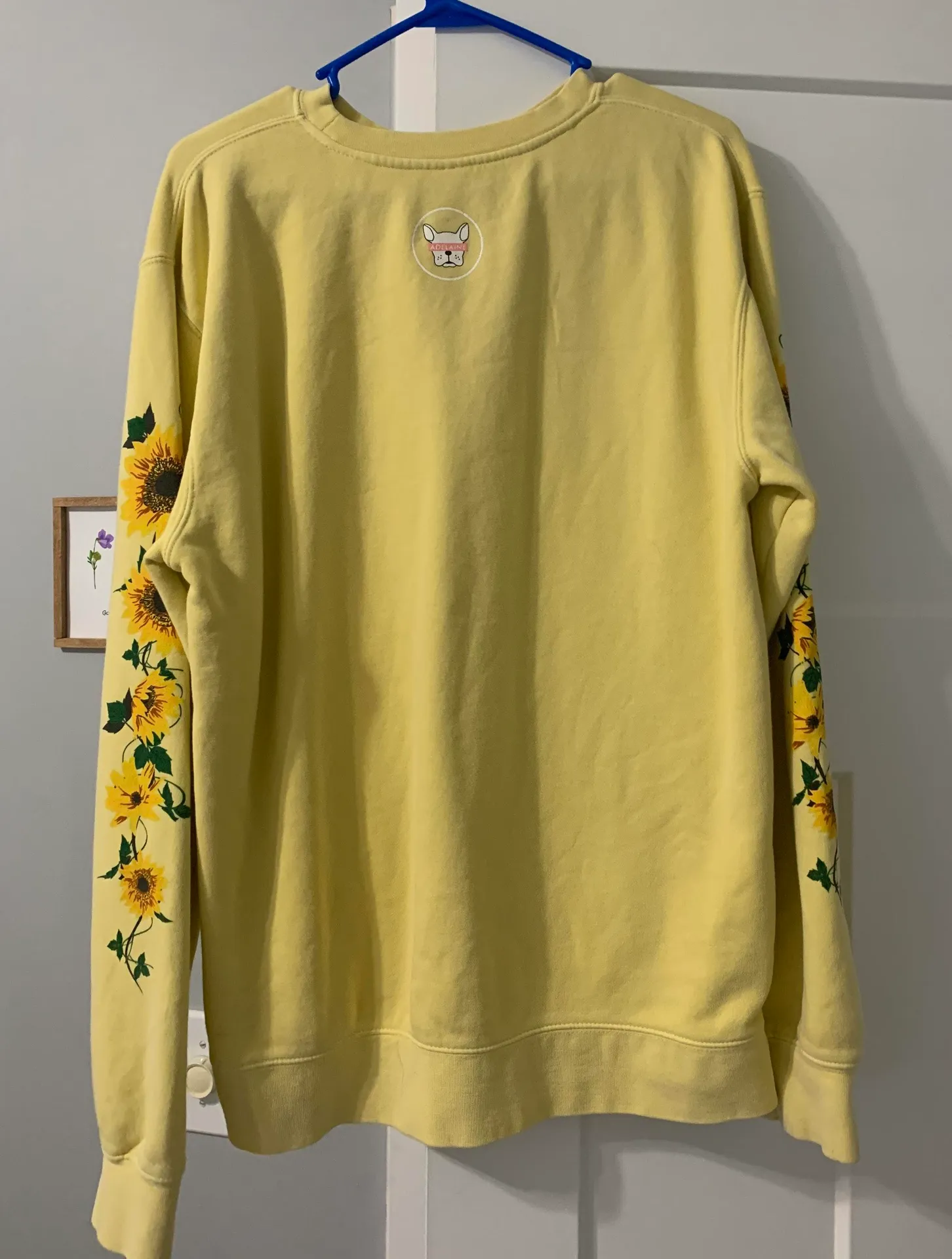 Adelaine Morin Beep Bop Crew Neck Yellow Size M - Image 2