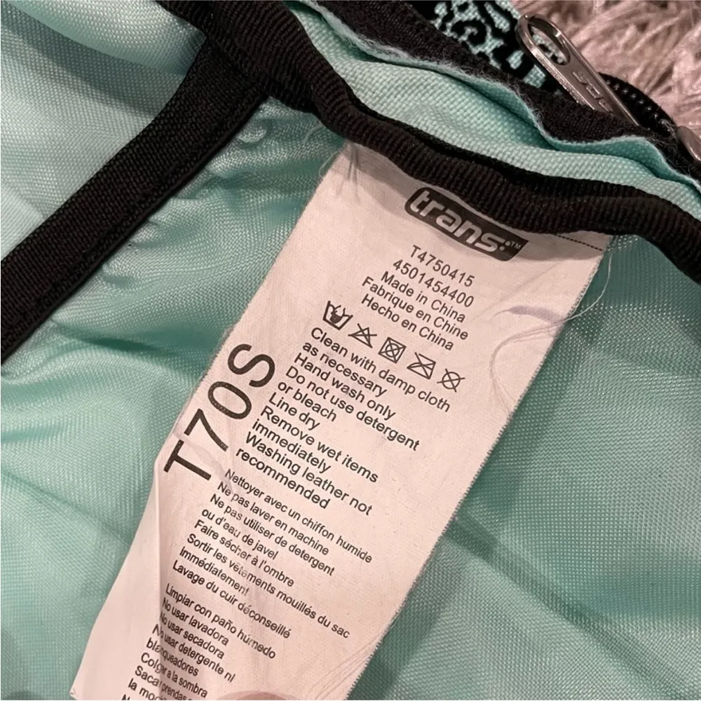 Trans by Jansport Mint Green and Velvet Backpack - Image 6