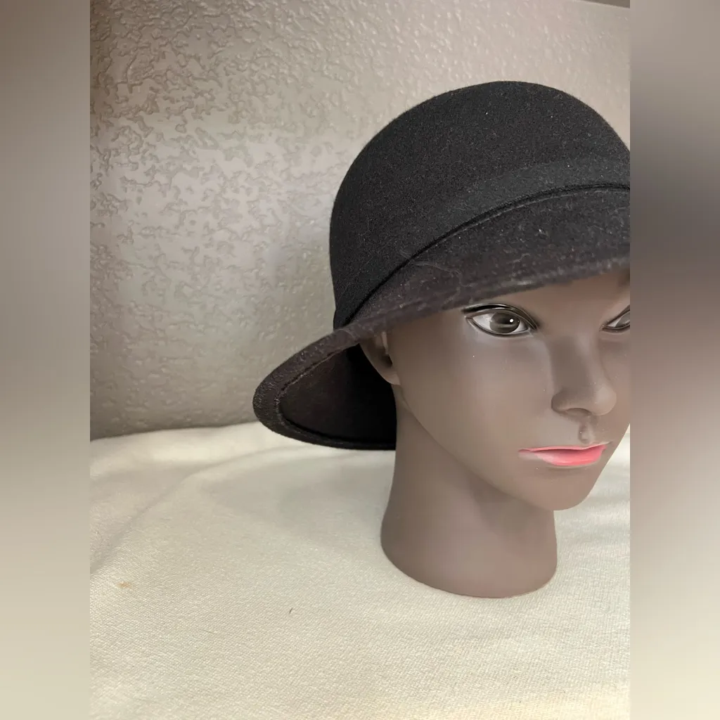 Black Sun Hat by Kai Di Wen Hao. - Image 8