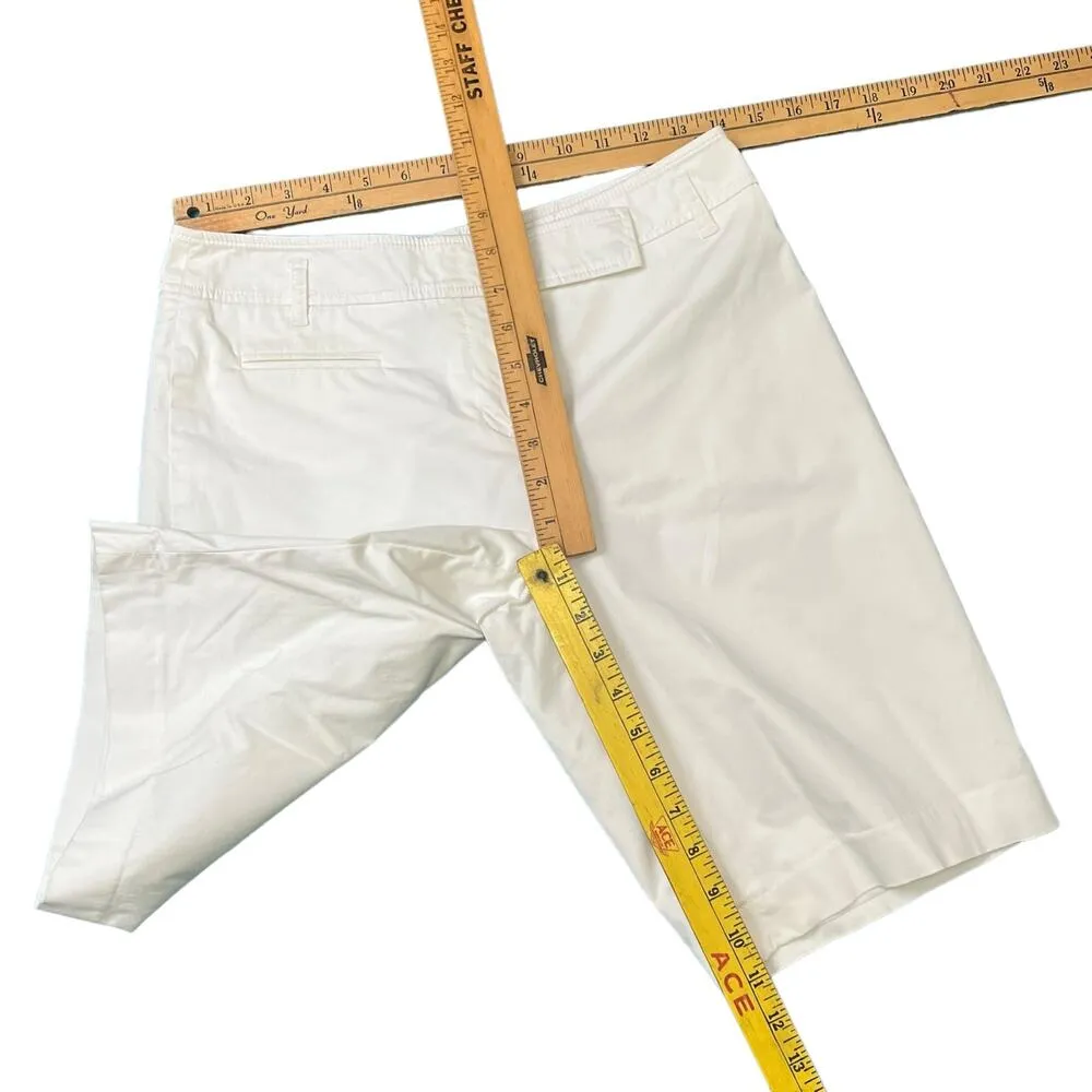 Ann Taylor Loft white bermuda shorts - Image 6