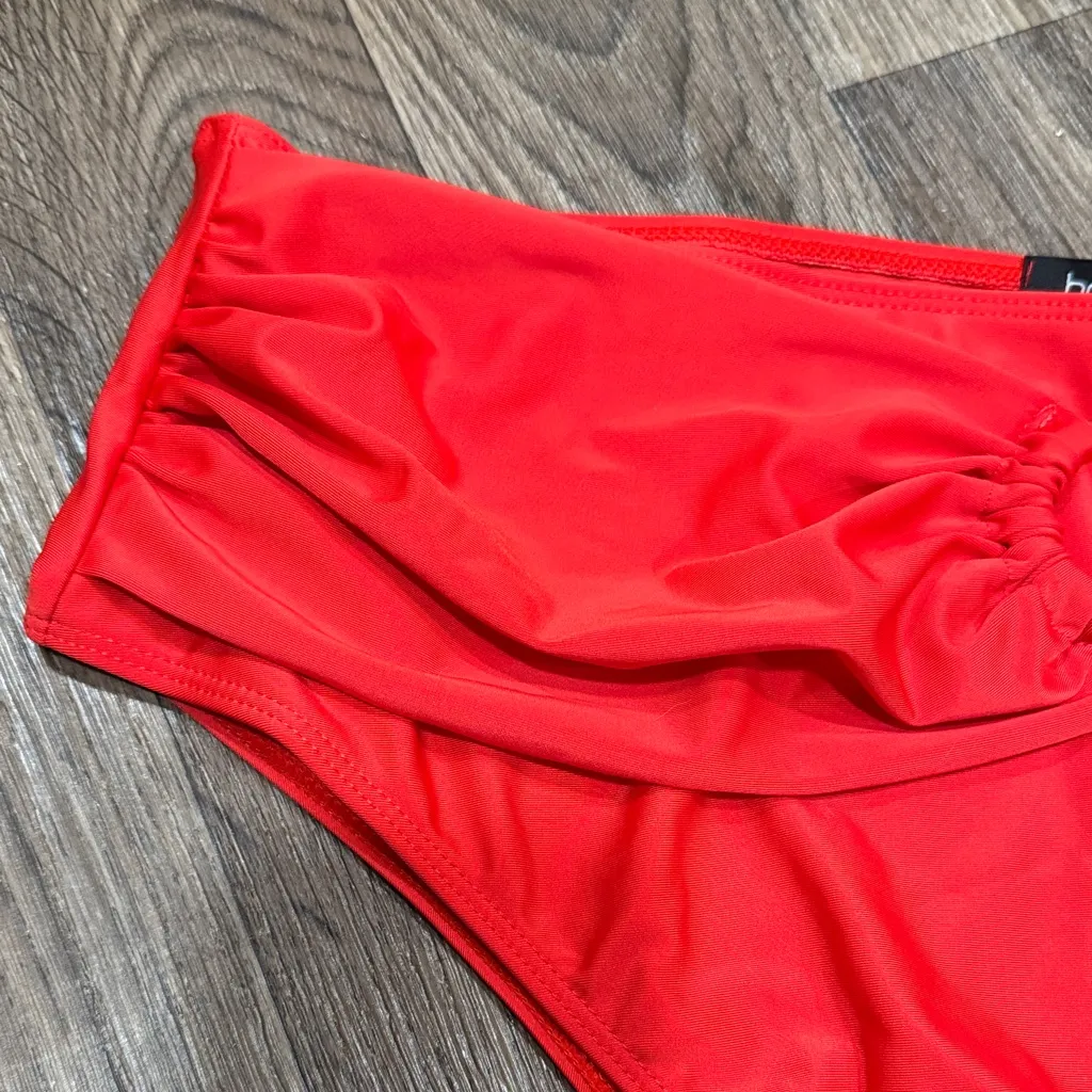 Boohoo Plus Vibrant Red O-ring Bikini Bottom - Image 5