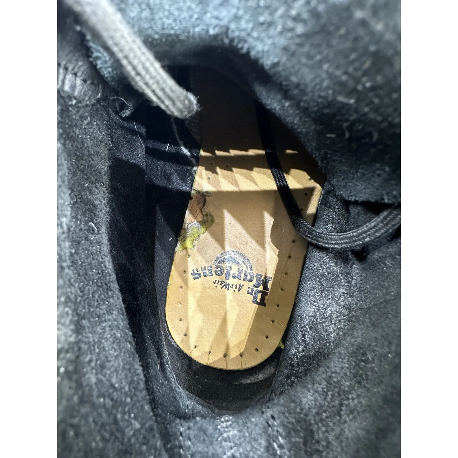 Dr. Martens 1460 Smooth Leather Lace Up Boots Black Combat Goth Moto Women's 5 - Image 10