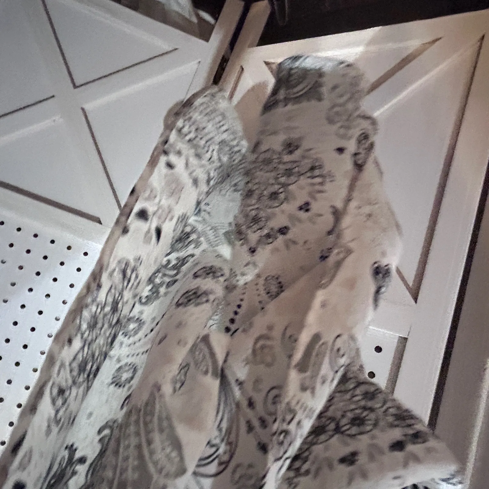 Parker Lenox A148 Floral Print Smocked Waist Mini Dress Size L - Image 11