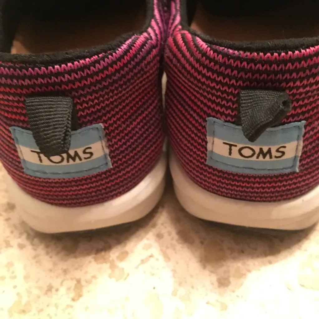 *NWT* Tom’s Black Plum Del Rey LaceUp Sneakers Sz 8 - Image 7