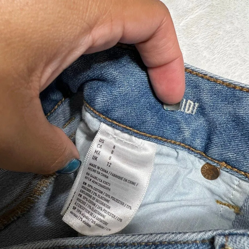 American Eagle Midi Shorts 8 Women - Image 6