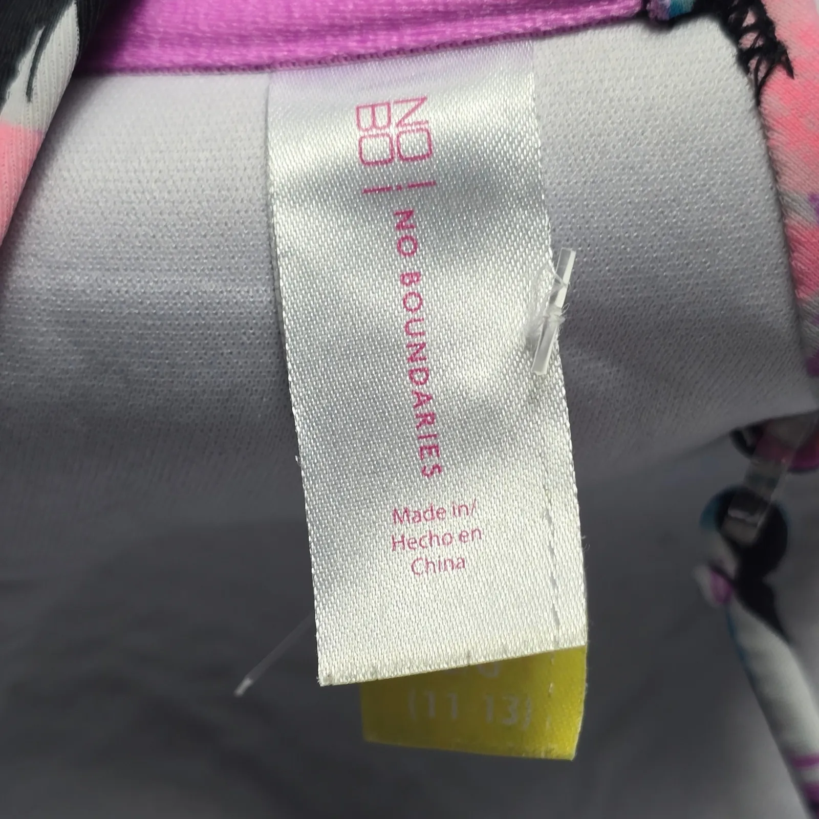 No Boundaries Pink Floral Padded Halter‎ Tie Swim Bra Beach Bikini Top L Large - Image 5