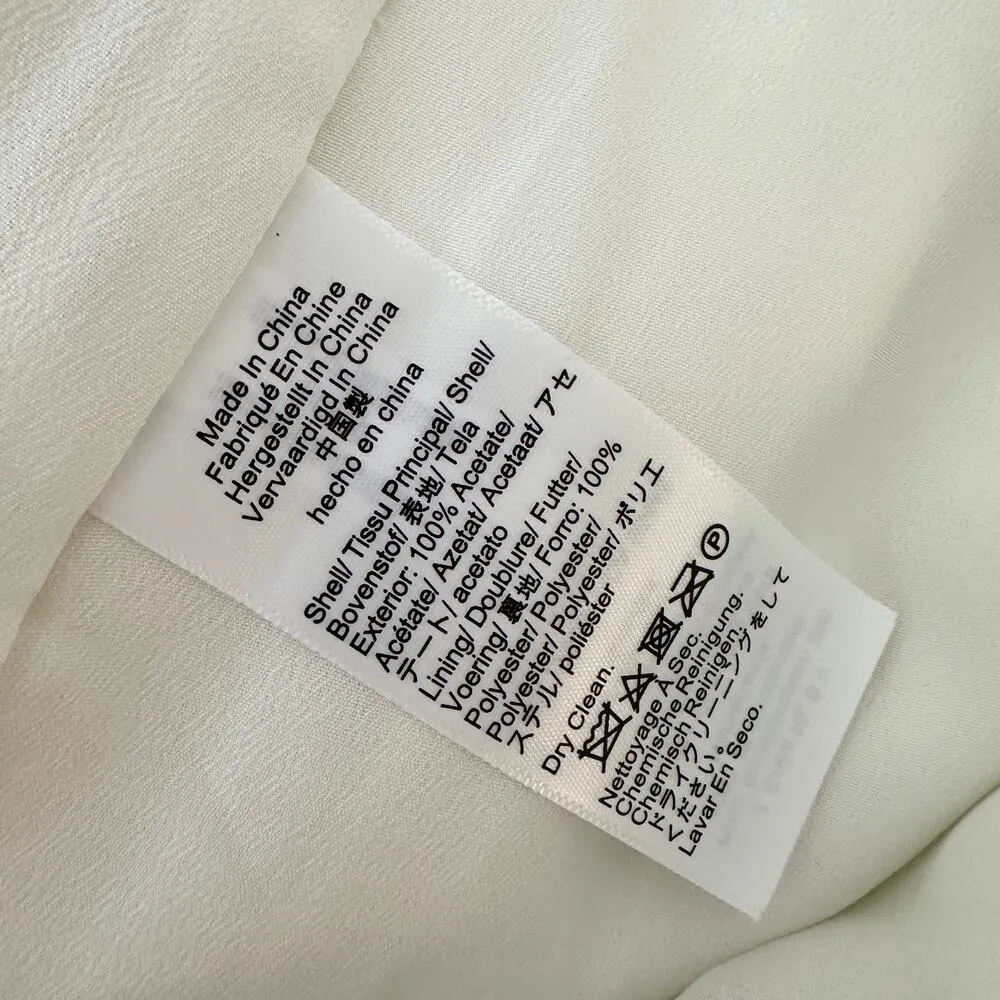 J.Crew Anna October Wide Leg Trouser Textured Satin Relaxed Ivory US 22 NWT - Image 11