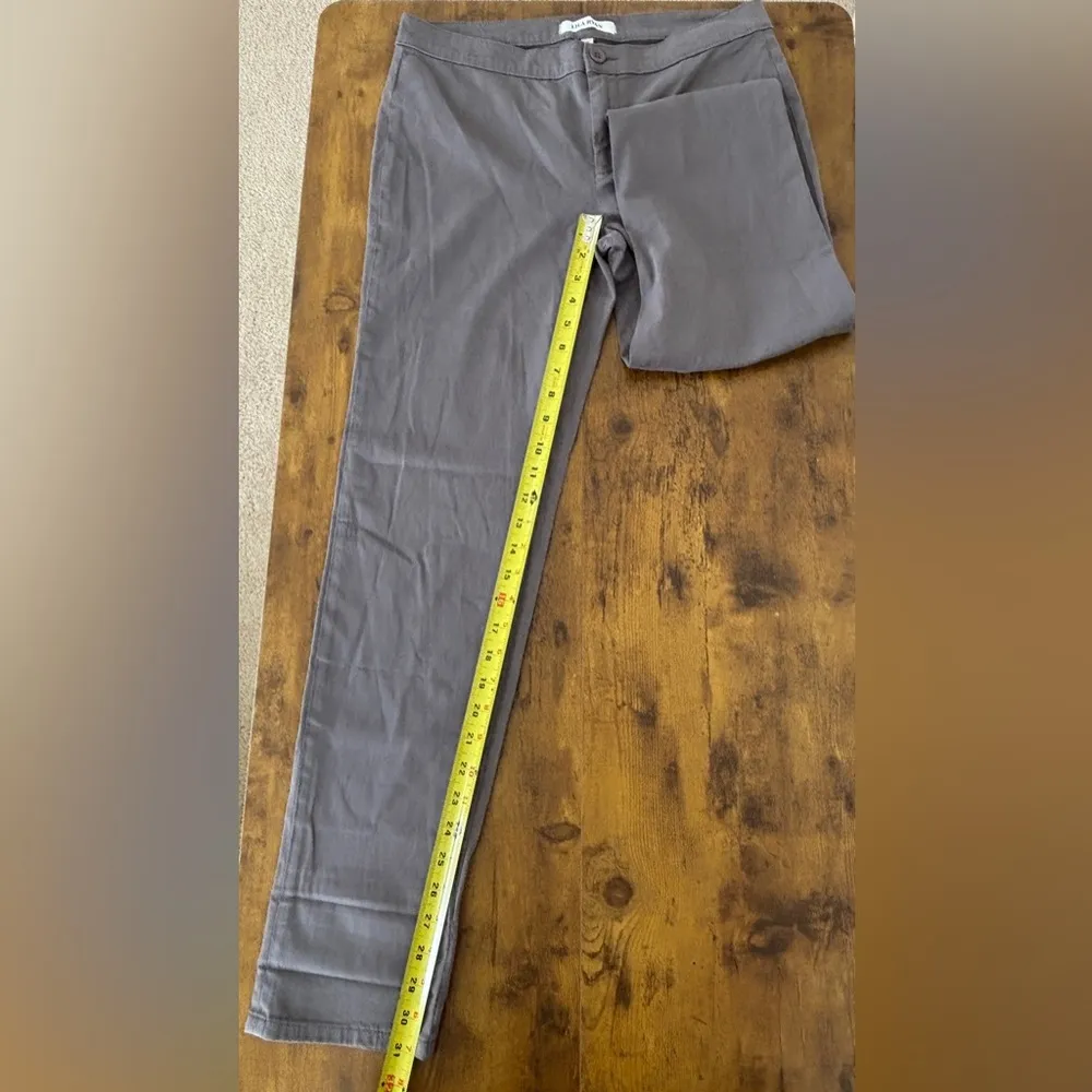 NWOT LILA RYAN Stitch Fix Zuri Steel Gray Chinos Tapered Trouser Women's 10 - Image 7