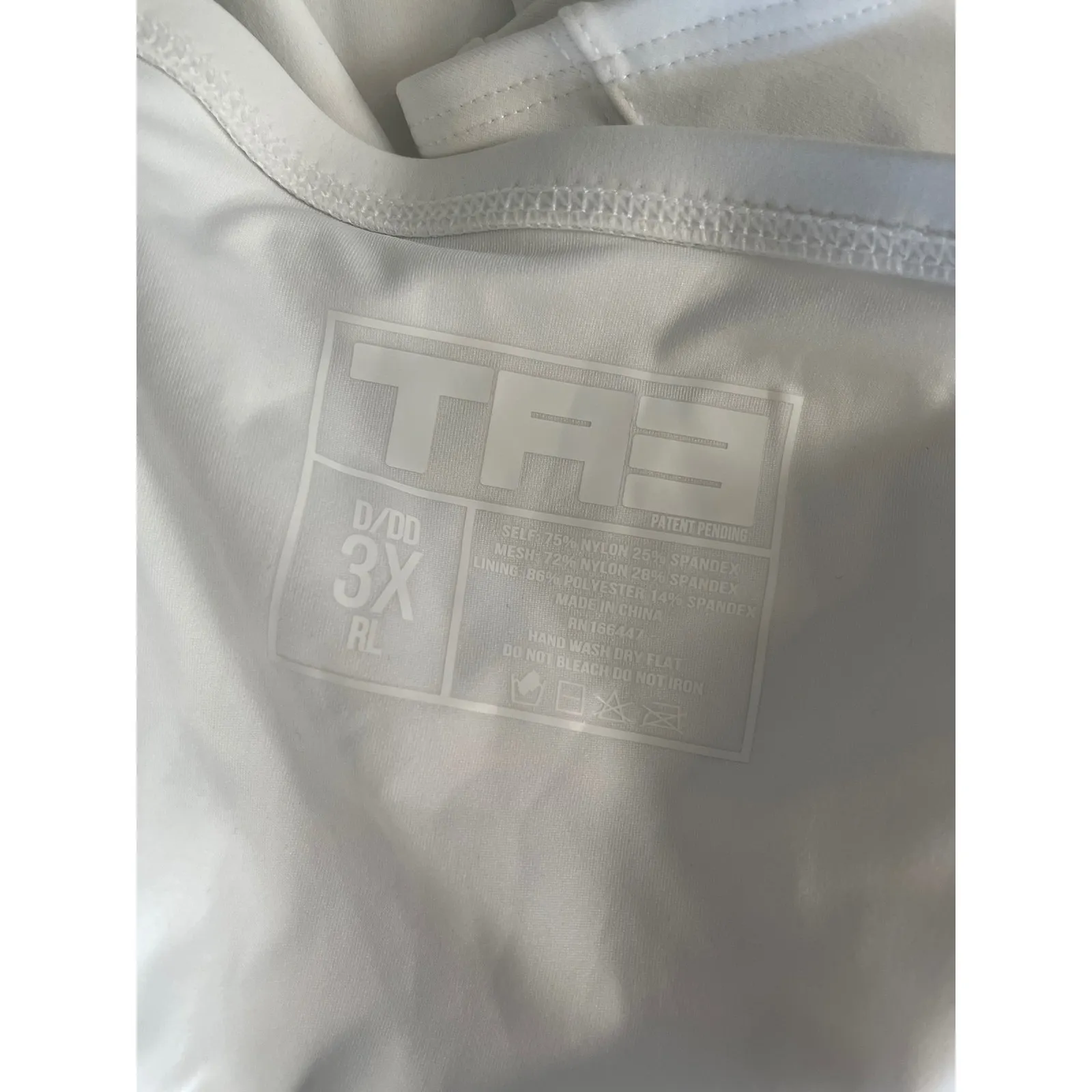 White TA3 Hi Cut Lushy Underwire Corset Lace Up Back Bodysuit‎ D/DD 3X Swimsuit Size undefined - Image 5