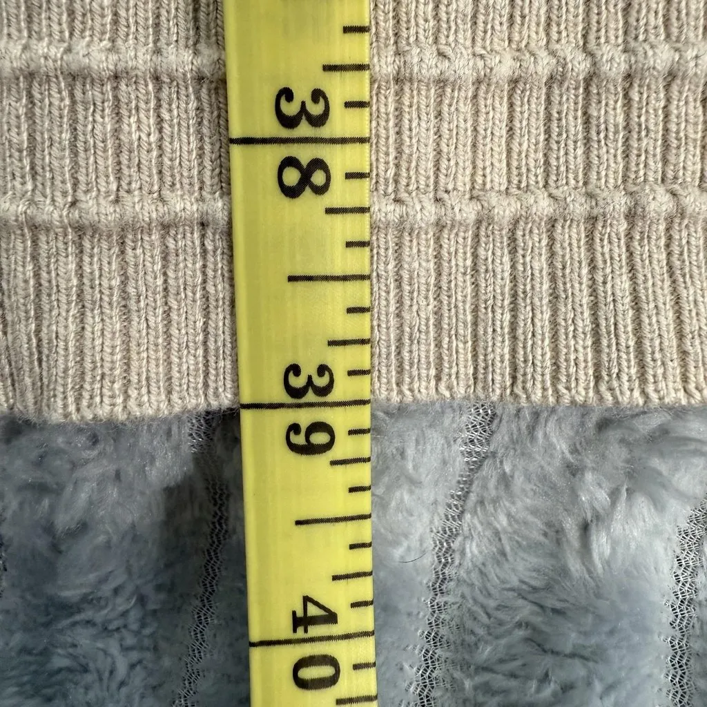 Isaac Mizrahi Live Cardigan Sweater Womens 5X Beige Open Front Pockets Longline - Image 5