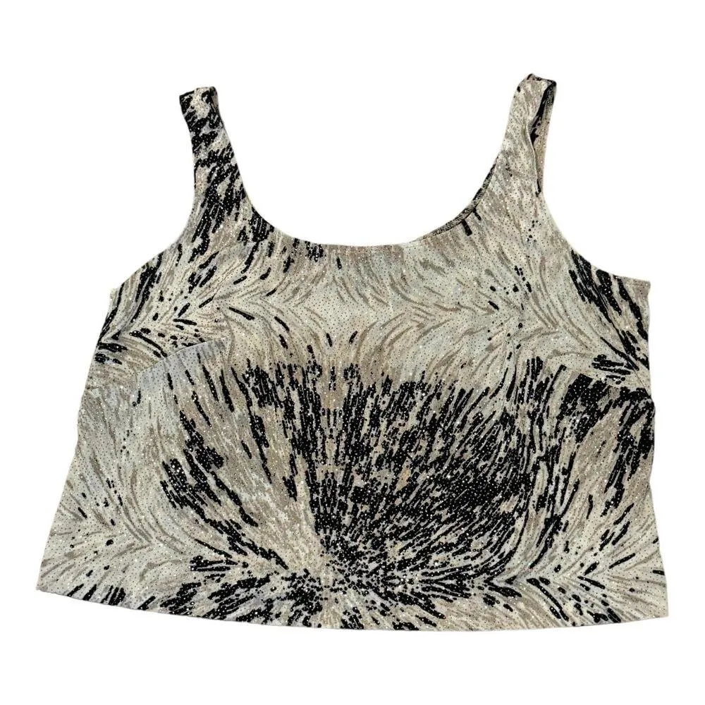 Alex Evenings Women's Plus Size Jacket and Scoop Tank Top Twinset size 3X - Image 4