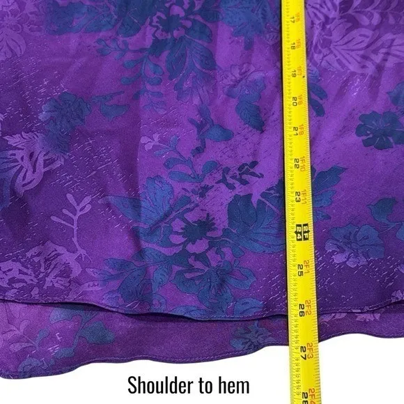 Y2K DKNY Sweetheart Fairygoth Ethereal 100% Silk Babydoll Tank Going Out Size 6 - Image 9