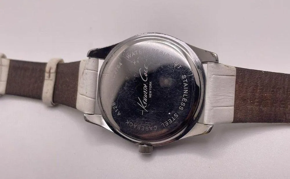 Working Kenneth Cole Women’s Watch KC2764 Band / Silver Tone/Crystal Bezel - Image 3