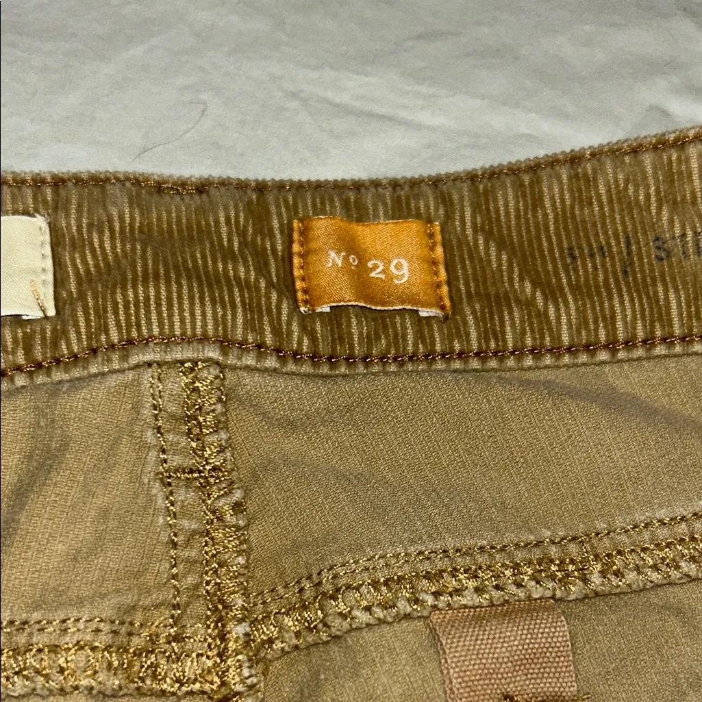 Pilcro and the Letterpress Tan Corduroy Pants - Image 4