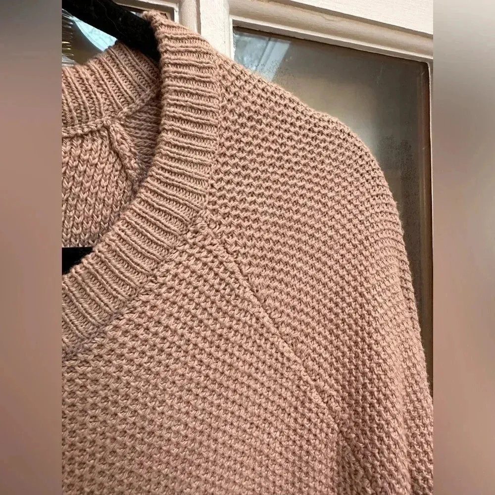 Madewell | Caramel Tan Province Cross-Back Pullover Sweater Size Medium M - Image 12