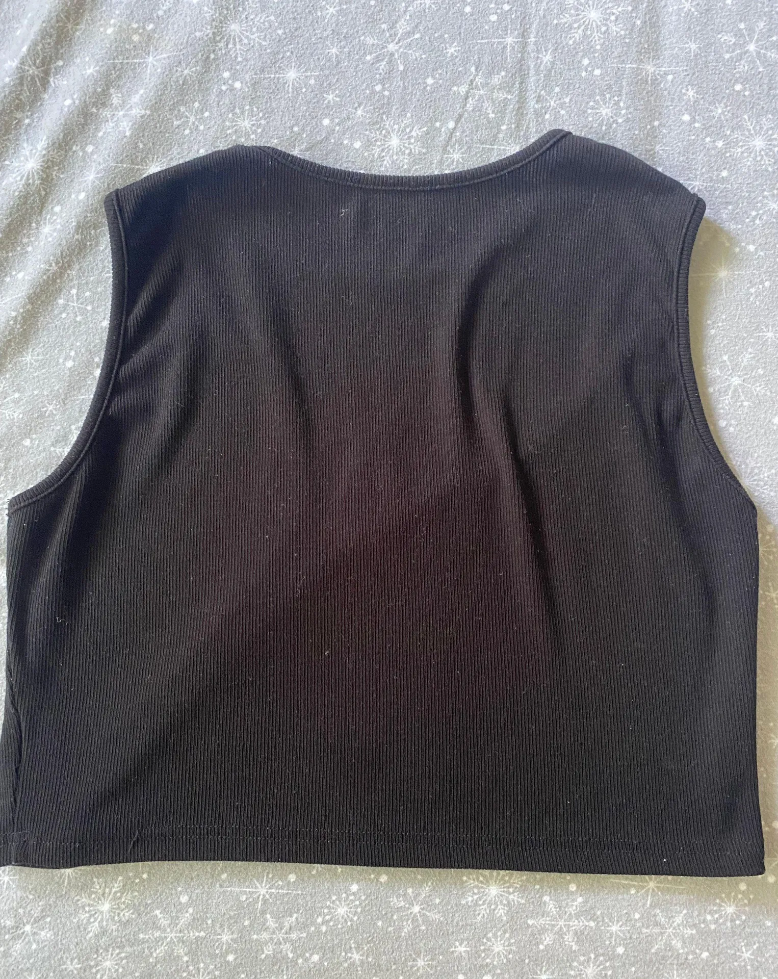 Black Cropped Top - Image 3