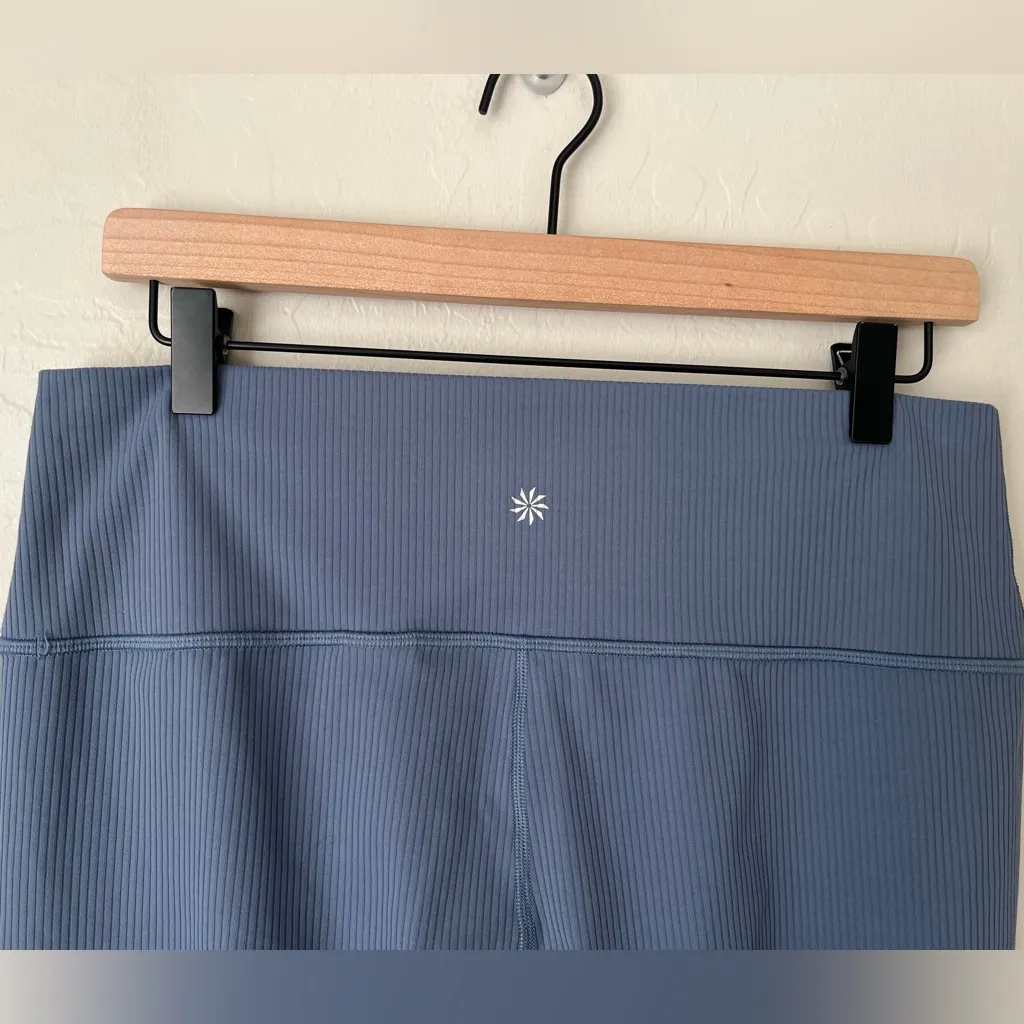 Athleta transcend ribbed leggings 7/8 length large - Image 9