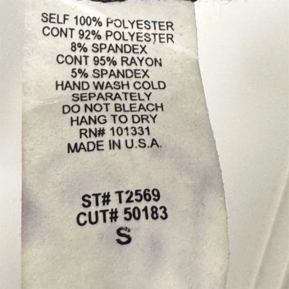 VTG Charlotte Russe Sheer Mesh Floral Lace Top Black LongSleeve Cropped Top Rave - Image 8