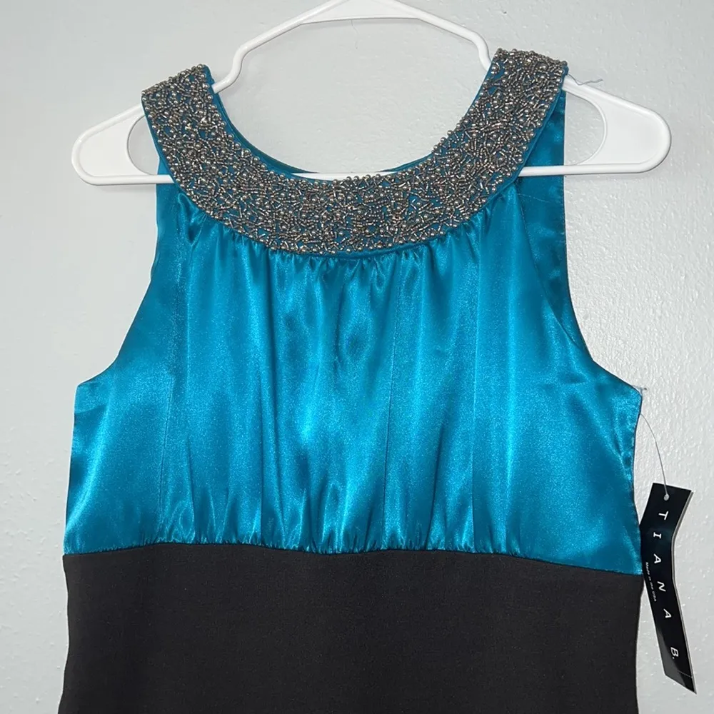 Tiana B. colorblock beaded neckline dress - Image 2