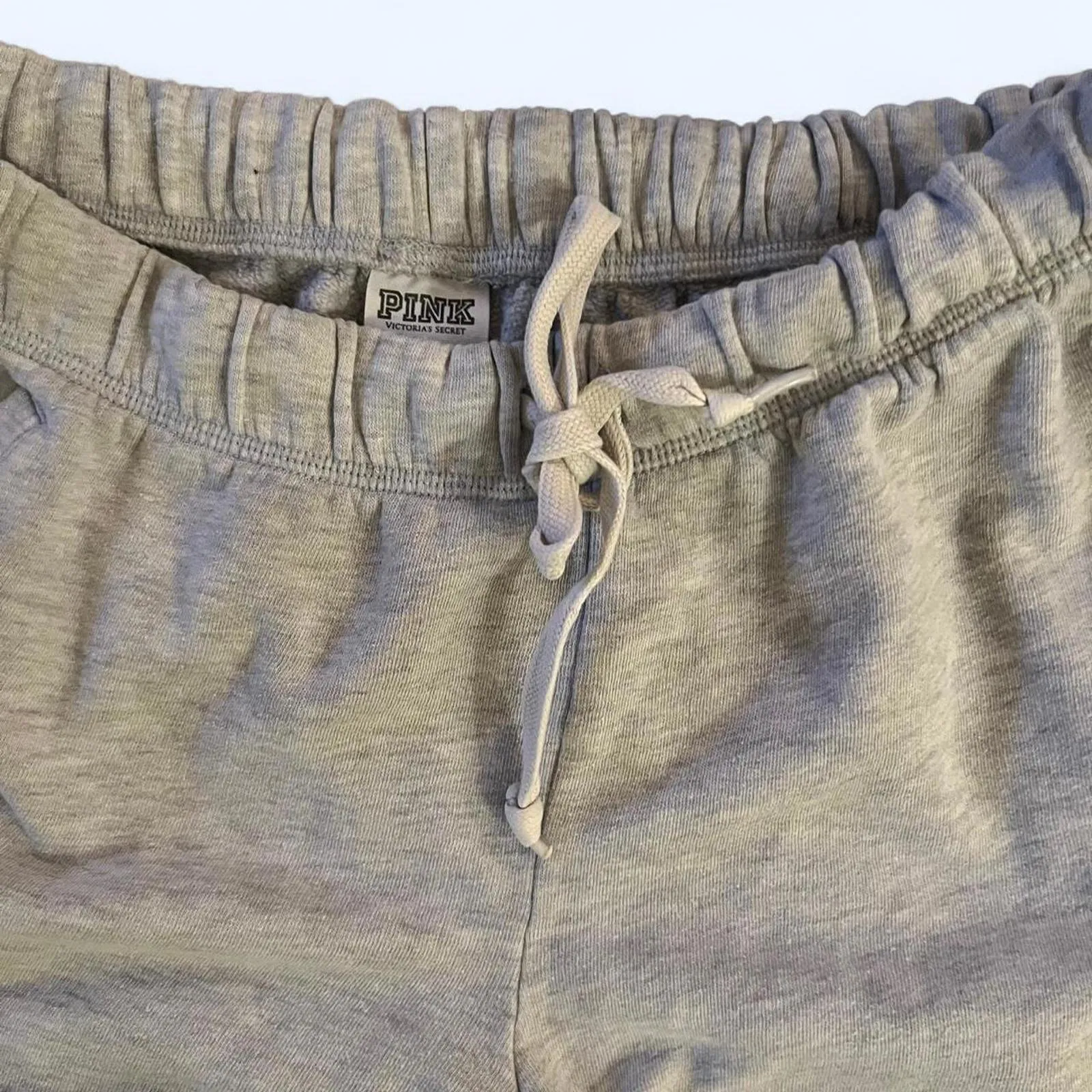 Victoria’s Secret Pink Vintage Rhinestone Sweat shorts Size Medium Gray - Image 3
