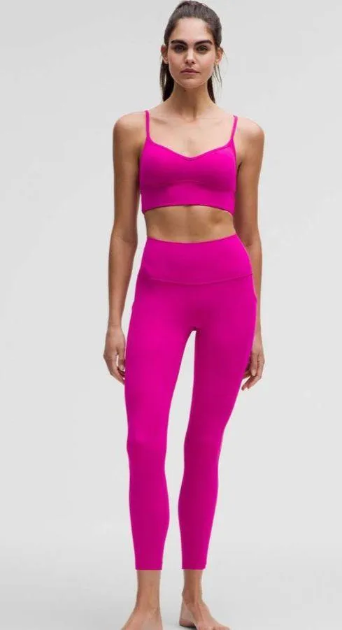 Lululemon Align Sweetheart Bra Light Support Ripened Raspberry Sports Bra Size 8 - Image 3