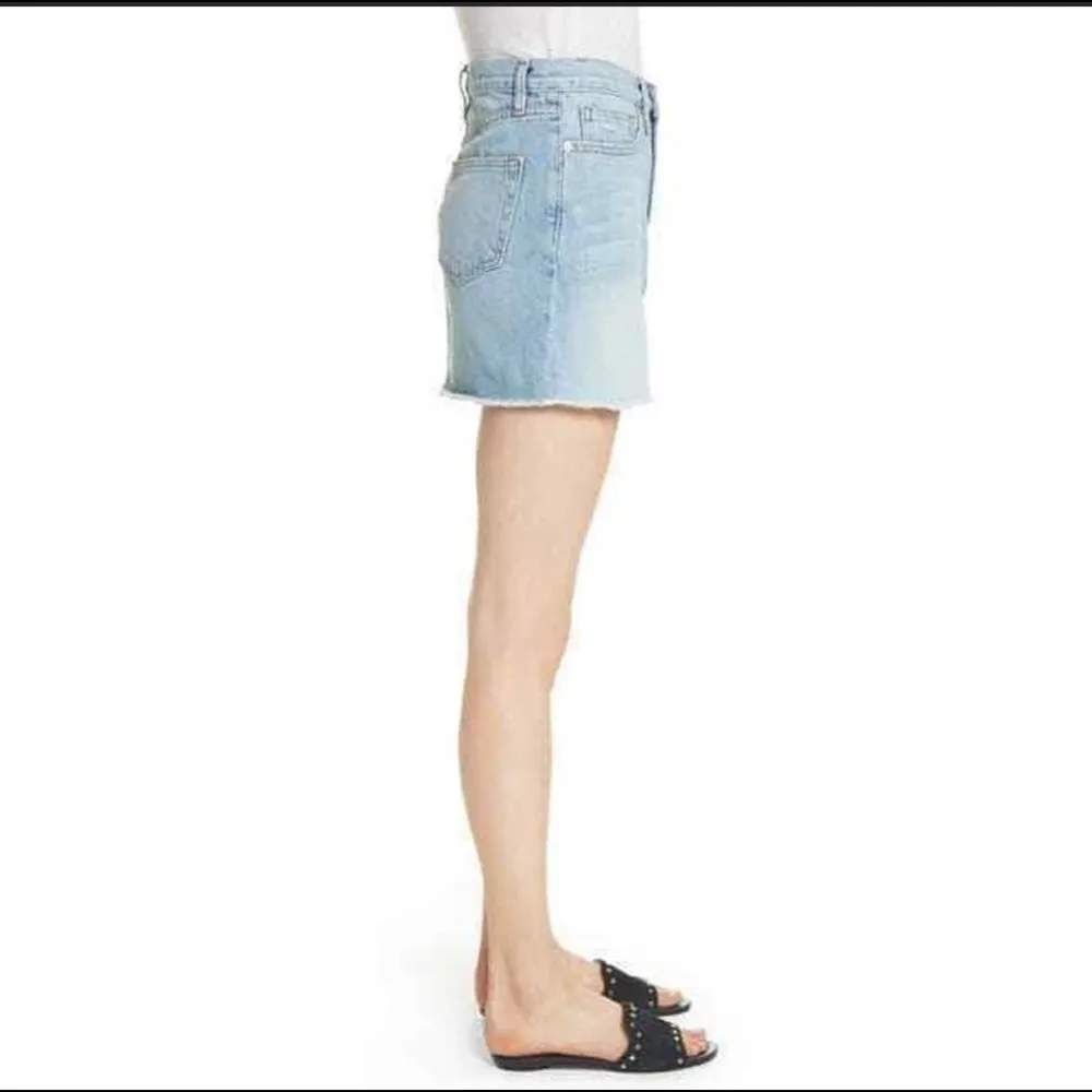 FRAME New Mini Distressed Skirt in Palmdale - Image 6