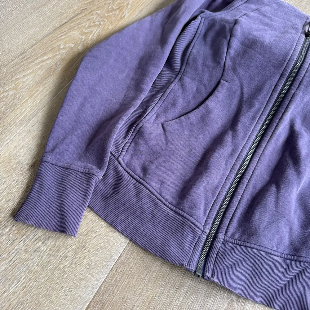 Lululemon Purple Zip-Up Hooded Sweatshirt - Image 2