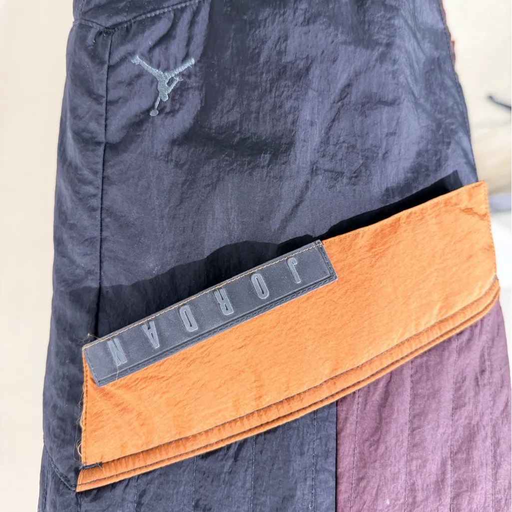 Jordan Black and Brown Track Pants - Image 5