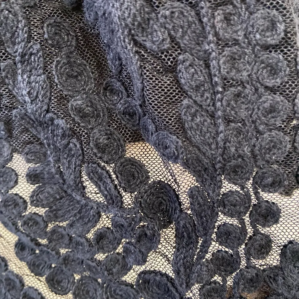 One world live and let live‎ Petite Large embroidered black tank - Image 3