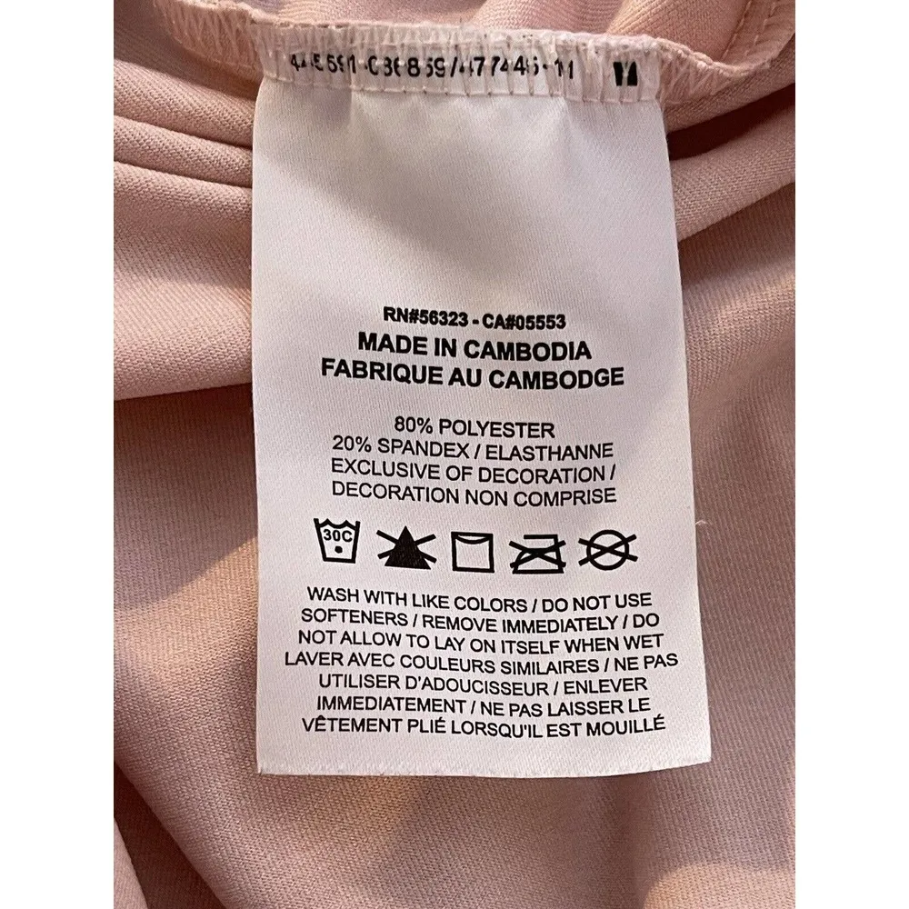 NIKE “Just Do It” Womens Size Small Pink Dri-Fit Tank Top glitter Spell out - Image 5