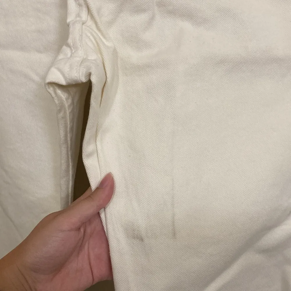 Vintage KA Denim High Rise Mom Jeans White Size 8 - Image 5