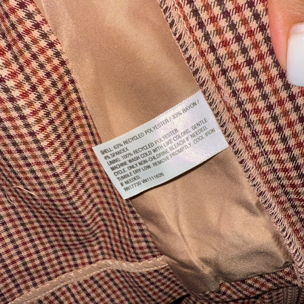 a new day Brown Plaid Blazer - Image 6
