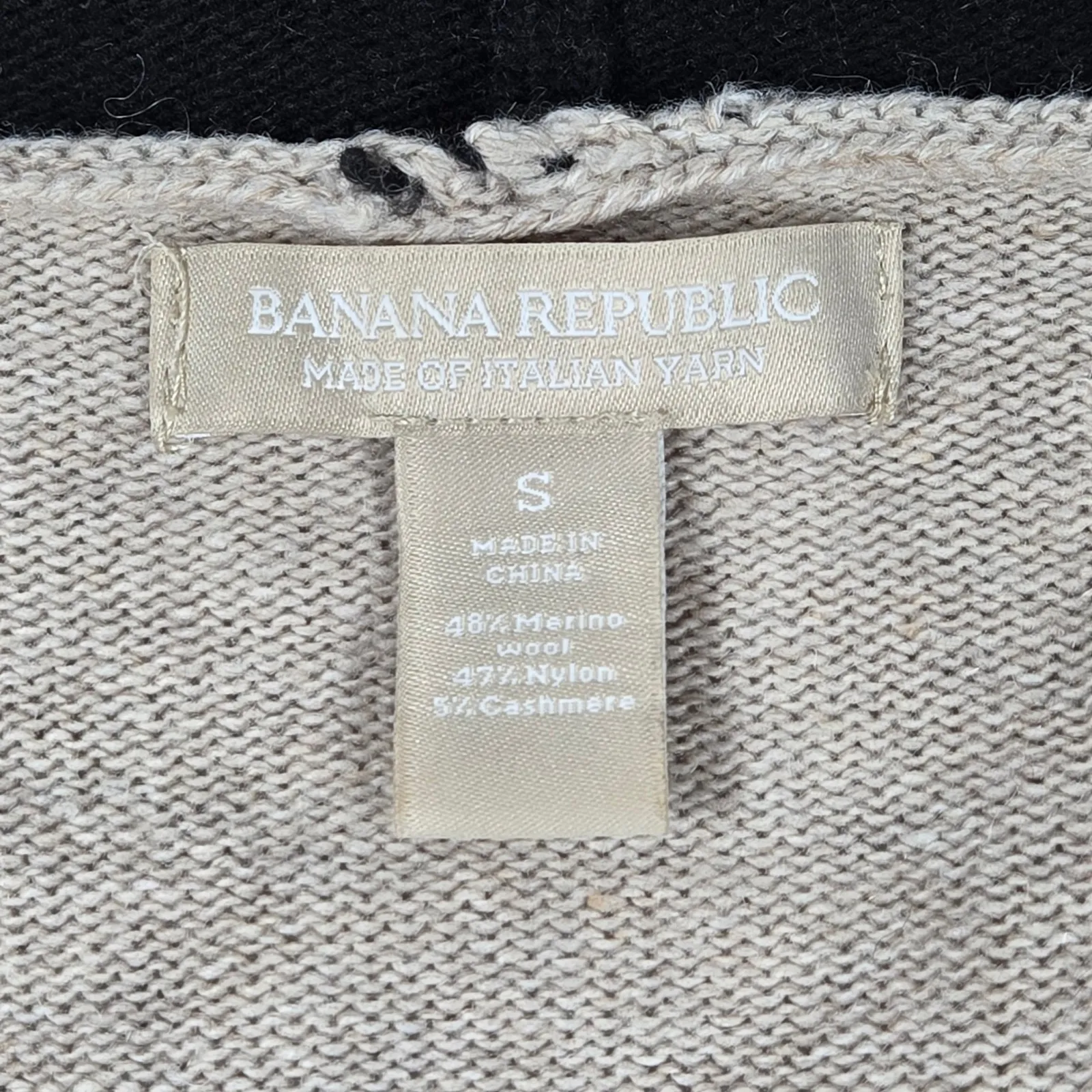 Banana Republic Women Italian Yarn Merino Wool Cashmere Blend Cardigan Sweater S - Image 3