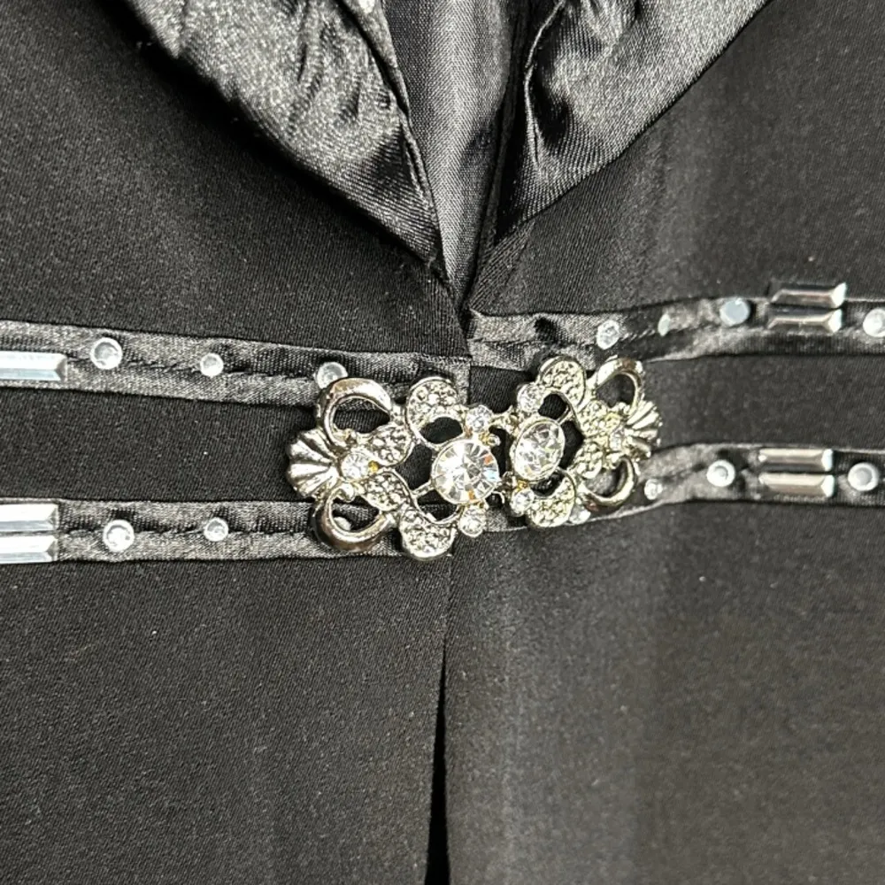 Franccesca Bellini Black Suit‎ Jacket Size 14 - Image 4