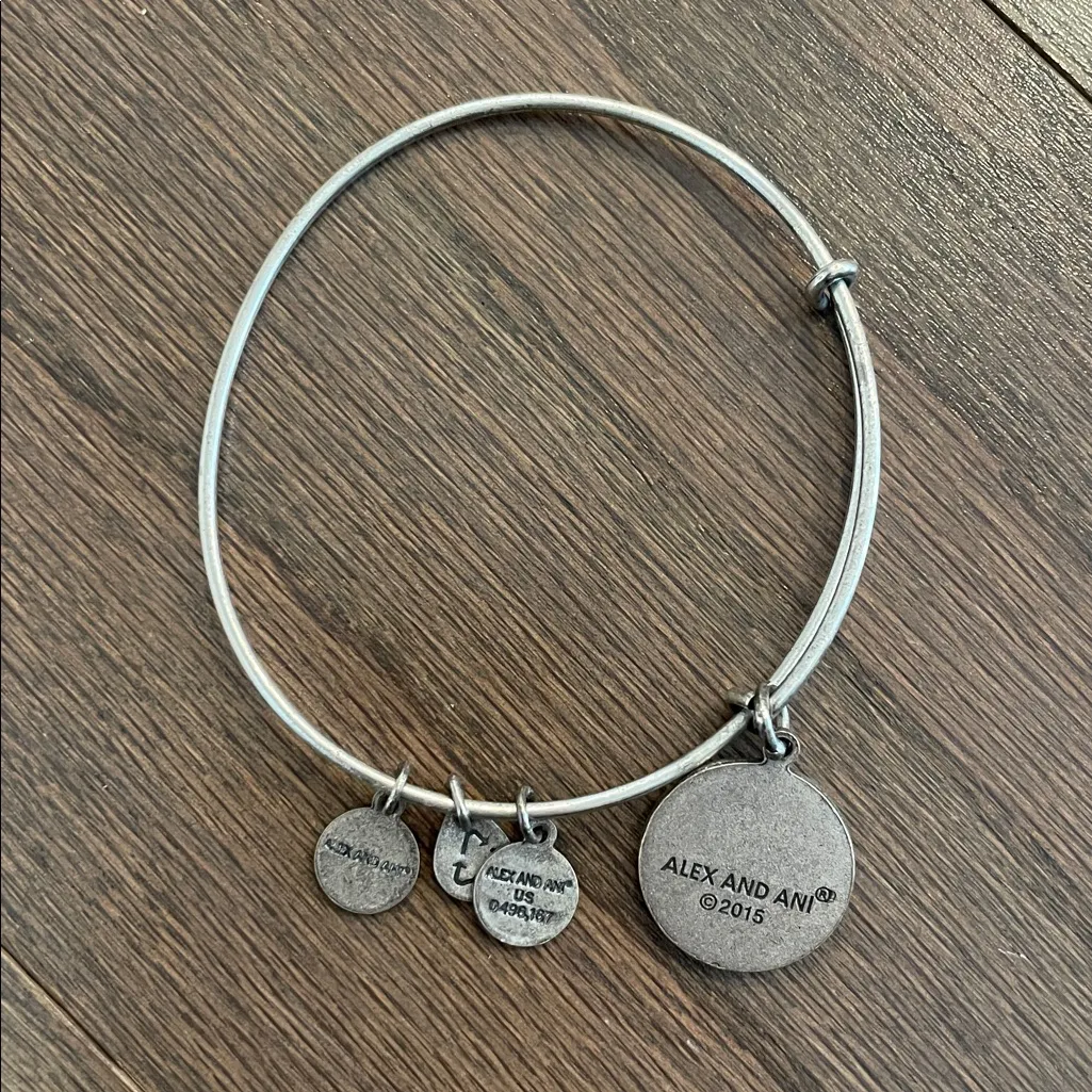 Alex and Ani “A” Initial Bracelet - Image 3