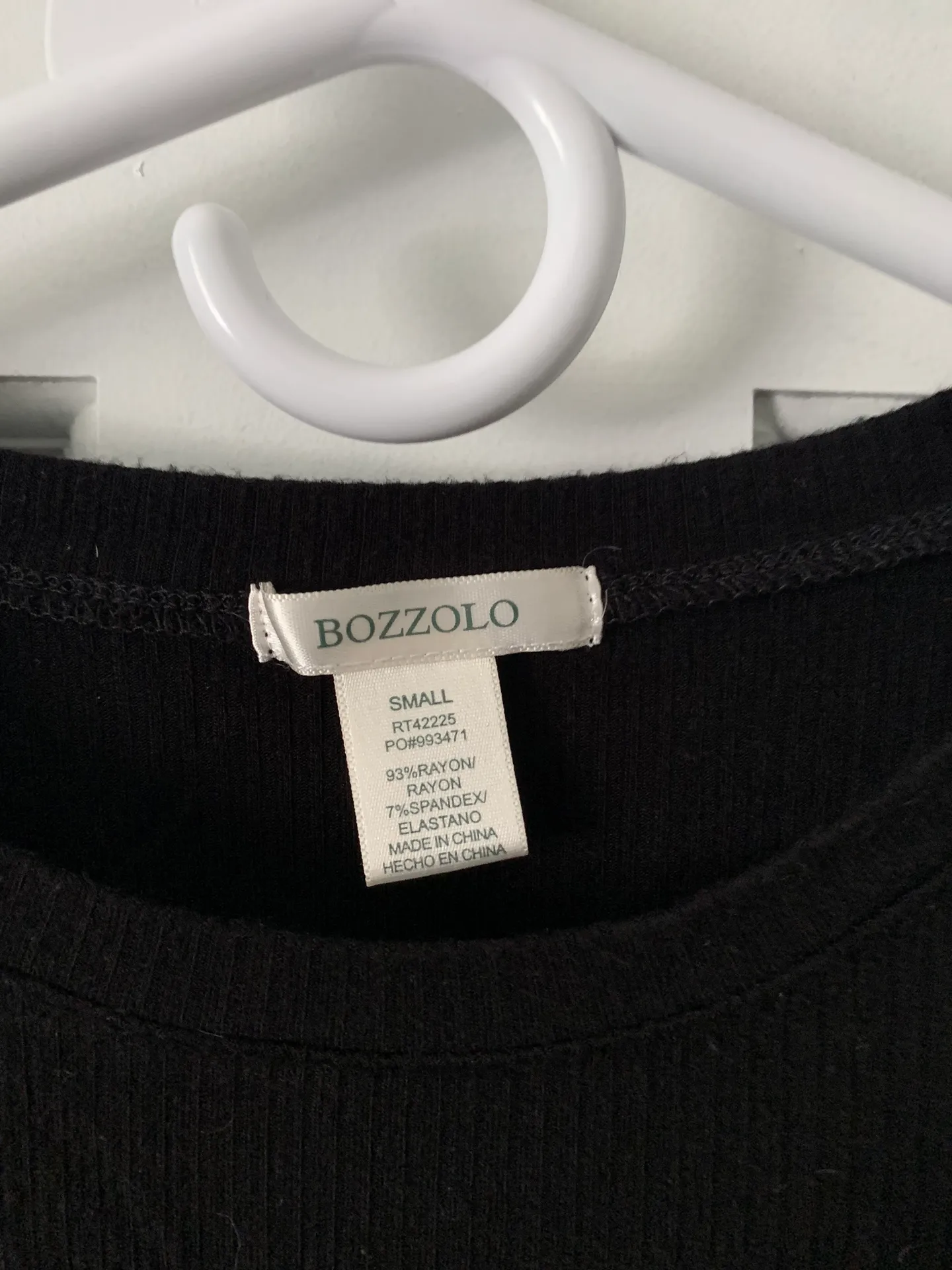 Bozzolo Black crop top - Image 3