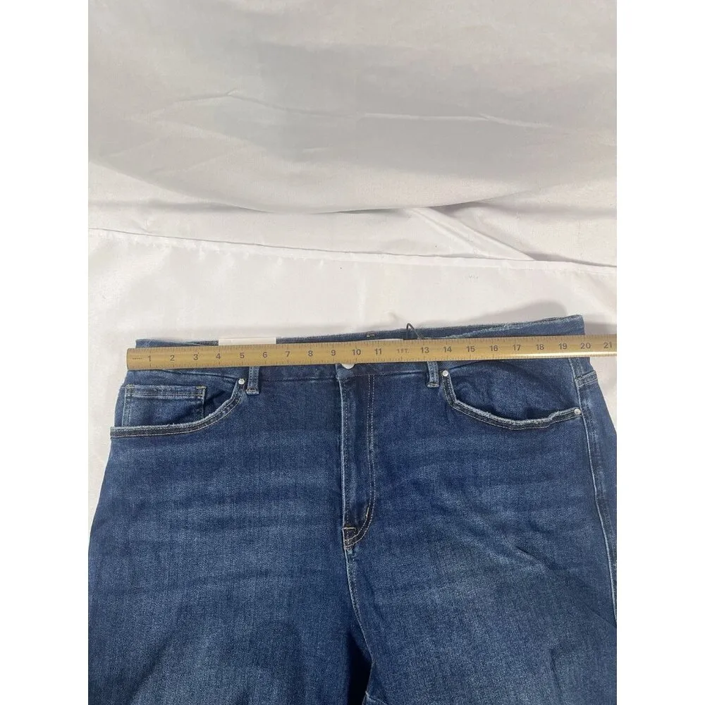 NWT Women's MICA Los Angeles Denim Super High Wide Leg Skater Jeans Size 20W Blue - Image 5