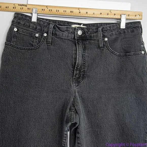 Madewell Curvy Petite‎ Perfect Vintage Straight Jean in Lunar Wash, 33P - Image 6