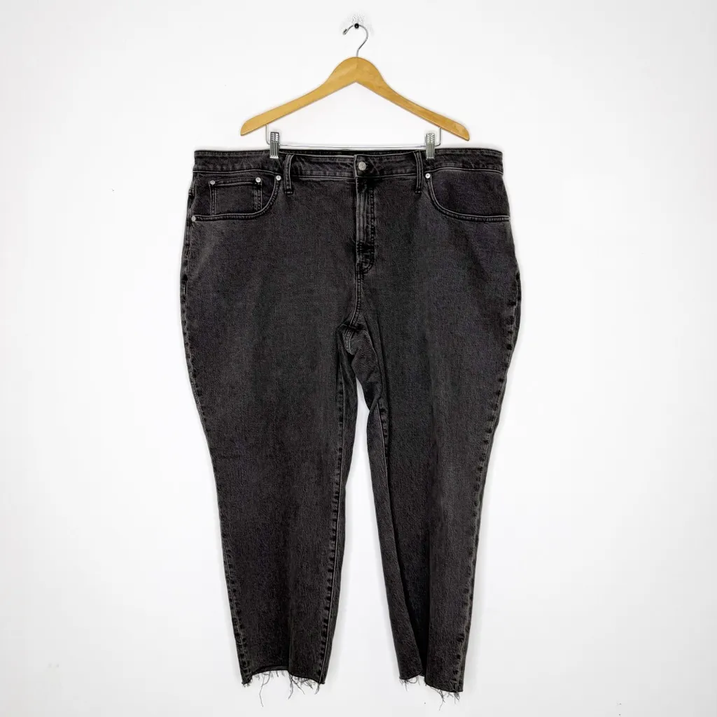 Madewell Curvy Perfect Vintage Straight Jeans Lunar Wash Size 26W - Image 3