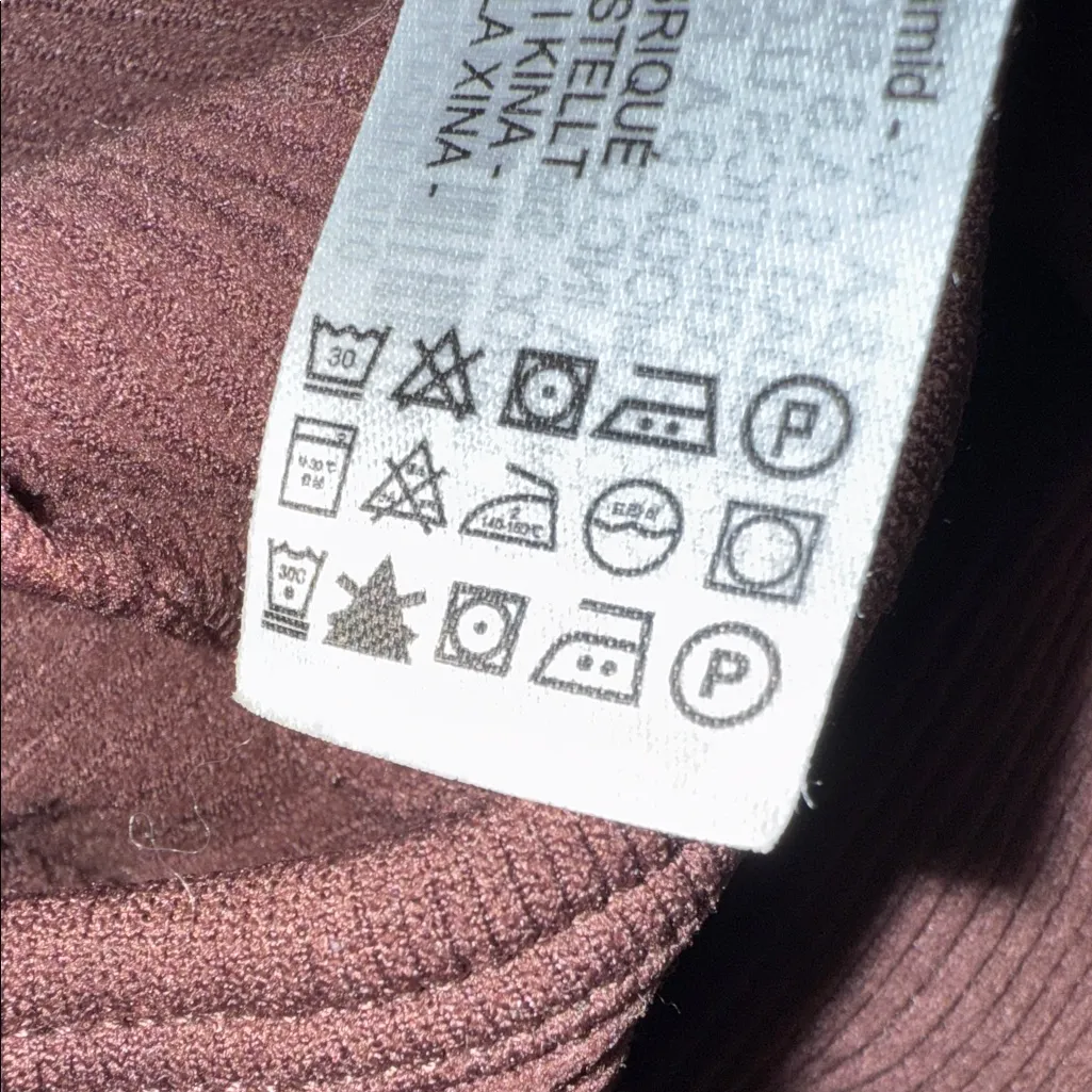 Zara Size Extra Small/Small XS/S Women's Teen Girl Brown Ribbed Women's Top - Image 8