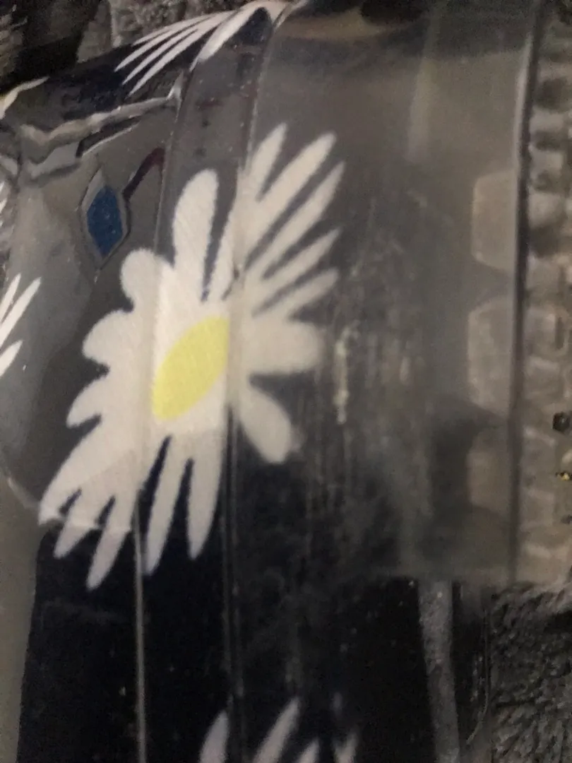 Daisy Floral Rain Boots Size 8 Blue & Yellow - Image 6