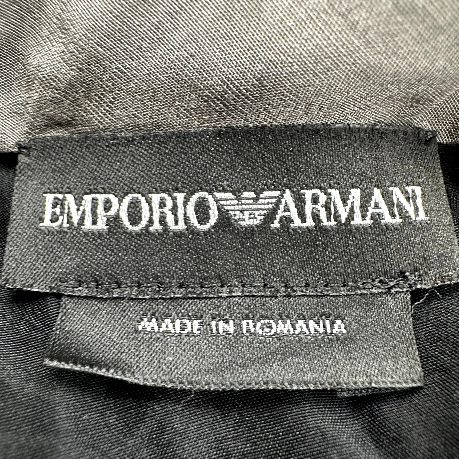 Emporio Armani Tank Top Colorblock Relaxed Fit High Neck 100% Silk Multicolor M - Image 3