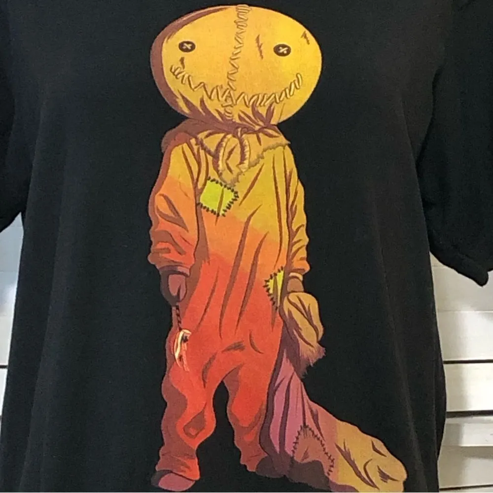 Ripple Junction Pumpkin Scarecrow Black Shirt - Medium - Image 3