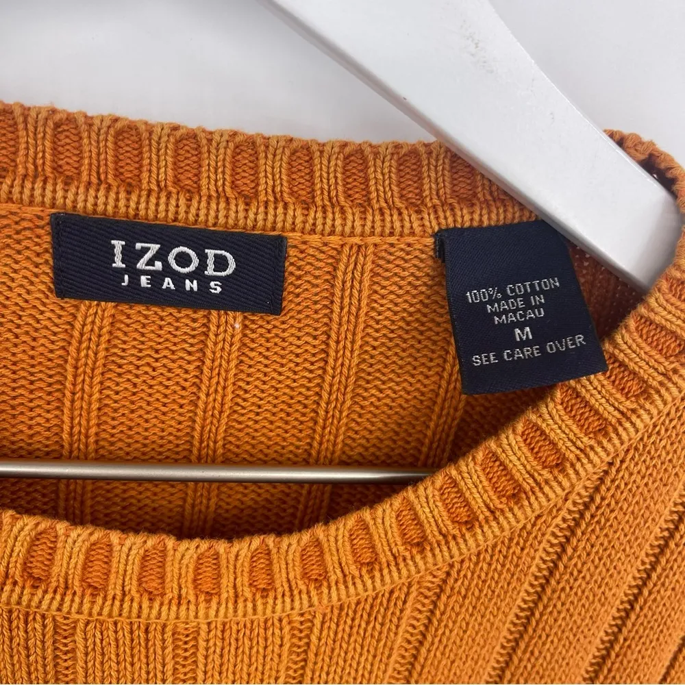 Izod Vintage Baggy Super Comfy Grandpa Sweater SZ M - Image 2